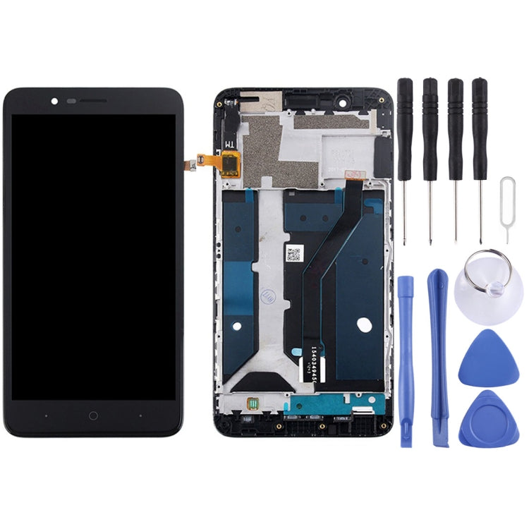 OEM LCD Screen For ZTE Blade Z Max / Z982 Digitizer Full Assembly with Frame���Black)