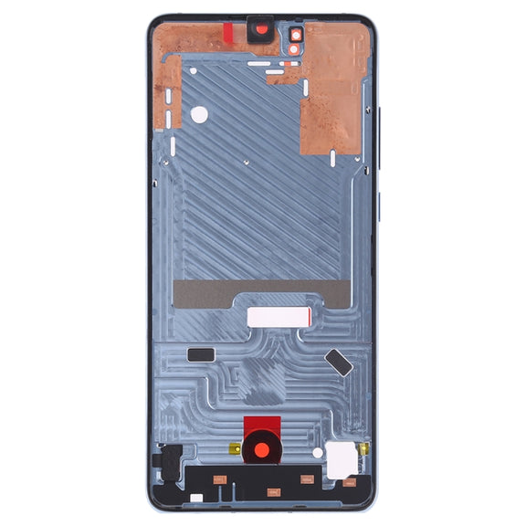 Front Housing LCD Frame Bezel Plate with Side Keys for Huawei P30(Baby Blue)