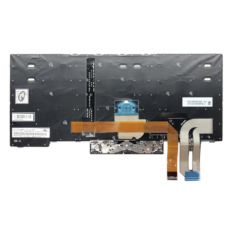 US Backlight keyboard for Lenovo ThinkPad E480 L480 L380 Yoga T480s(Silver)