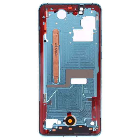 Front Housing LCD Frame Bezel Plate with Side Keys for Huawei P30 Pro(Twilight)