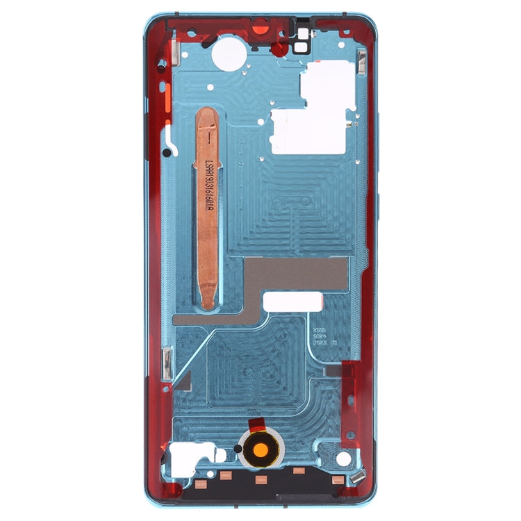 Front Housing LCD Frame Bezel Plate with Side Keys for Huawei P30 Pro(Twilight)
