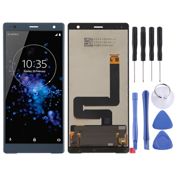 Original LCD Screen for Sony Xperia XZ2 with Digitizer Full Assembly(Blue)