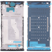 Front Housing LCD Frame Bezel for Sony Xperia XA2 Plus(Black)