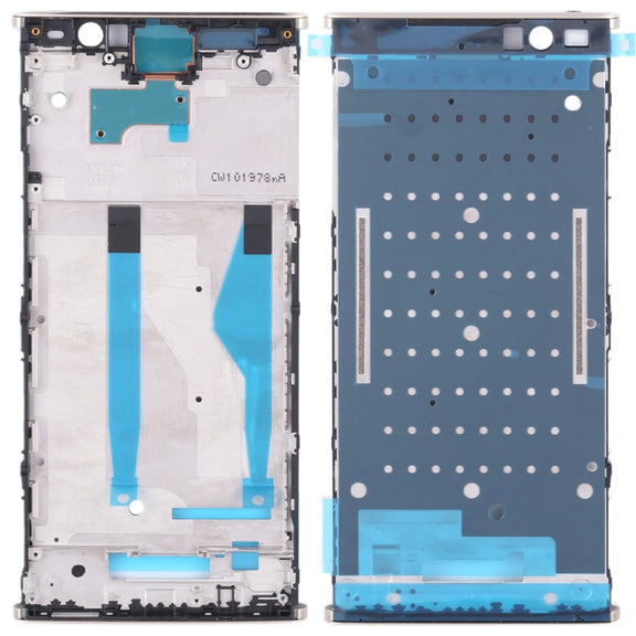 Front Housing LCD Frame Bezel for Sony Xperia XA2 Plus(Gold)