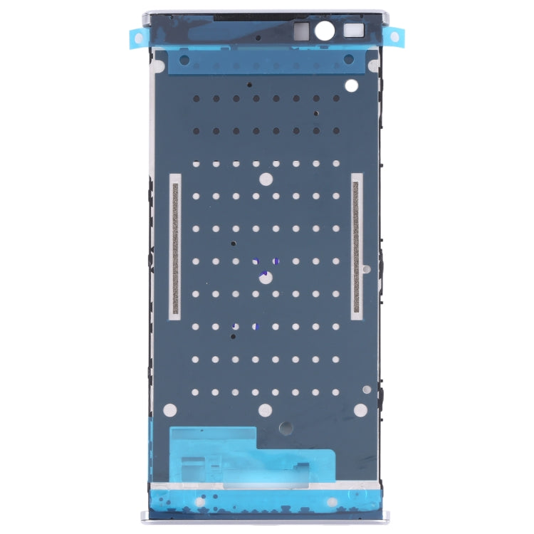 Front Housing LCD Frame Bezel for Sony Xperia XA2 Plus(Silver)