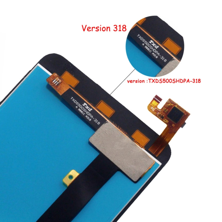 OEM LCD Screen for ZTE Blade A610 A610C with Digitizer Full Assembly (Black)