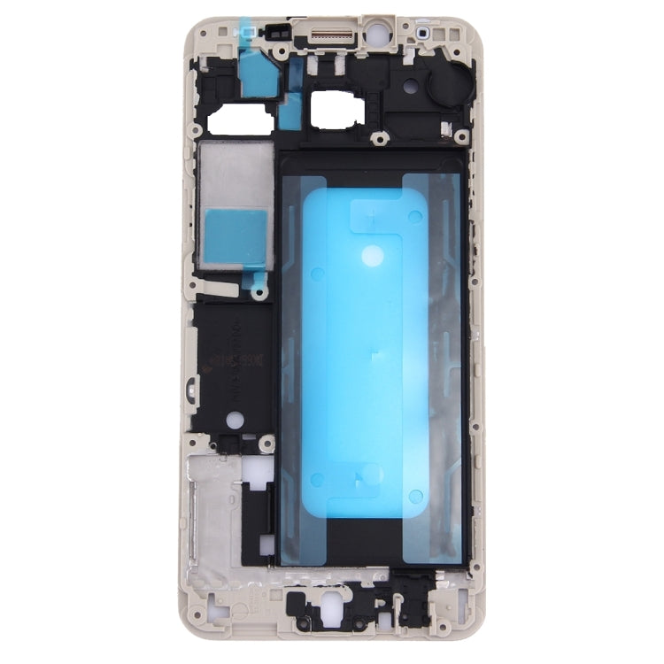 For Galaxy C5 / C5000 Front Housing LCD Frame Bezel Plate (Gold)