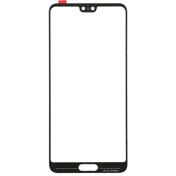 For Huawei P20  10PCS Front Screen Outer Glass Lens (Black)