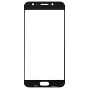 For Samsung Galaxy C8 / C7100, C7(2017) / J7+, C710F/DS 10pcs Front Screen Outer Glass Lens (Black)