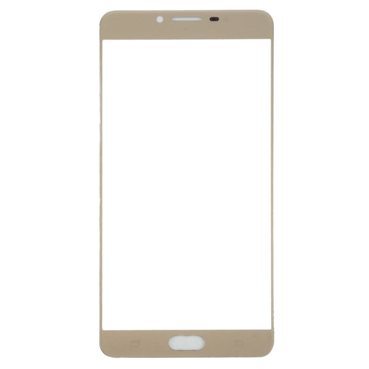 For Samsung Galaxy C9 Pro / C900 10pcs Front Screen Outer Glass Lens (Gold)