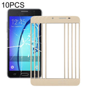 For Samsung Galaxy On5 / G550 10pcs Front Screen Outer Glass Lens (Gold)