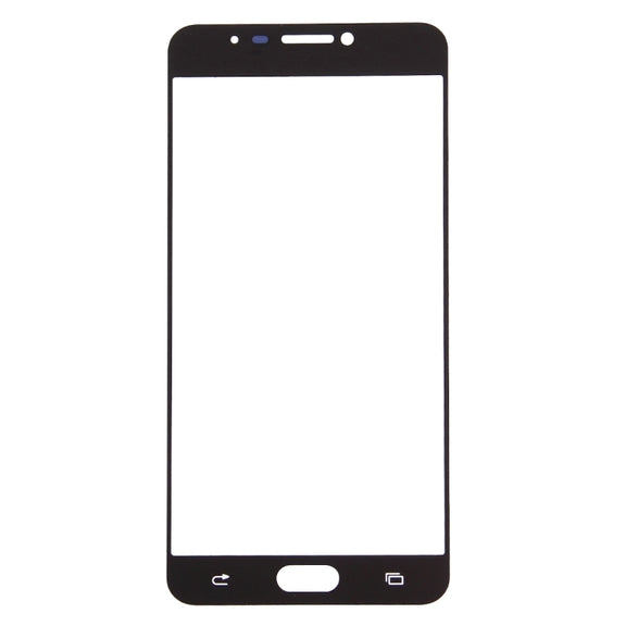 For Samsung Galaxy C5 10pcs Front Screen Outer Glass Lens (White)