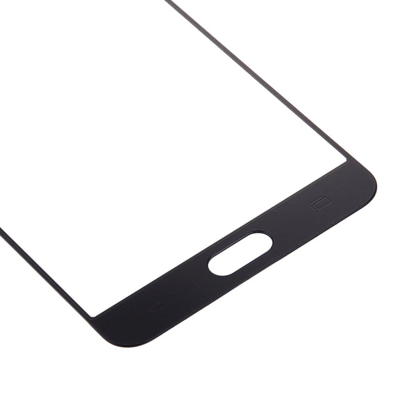 For Samsung Galaxy C7 10pcs Front Screen Outer Glass Lens (Black)