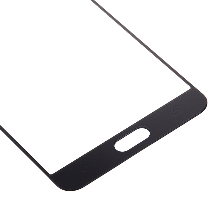 For Samsung Galaxy C7 10pcs Front Screen Outer Glass Lens (Black)