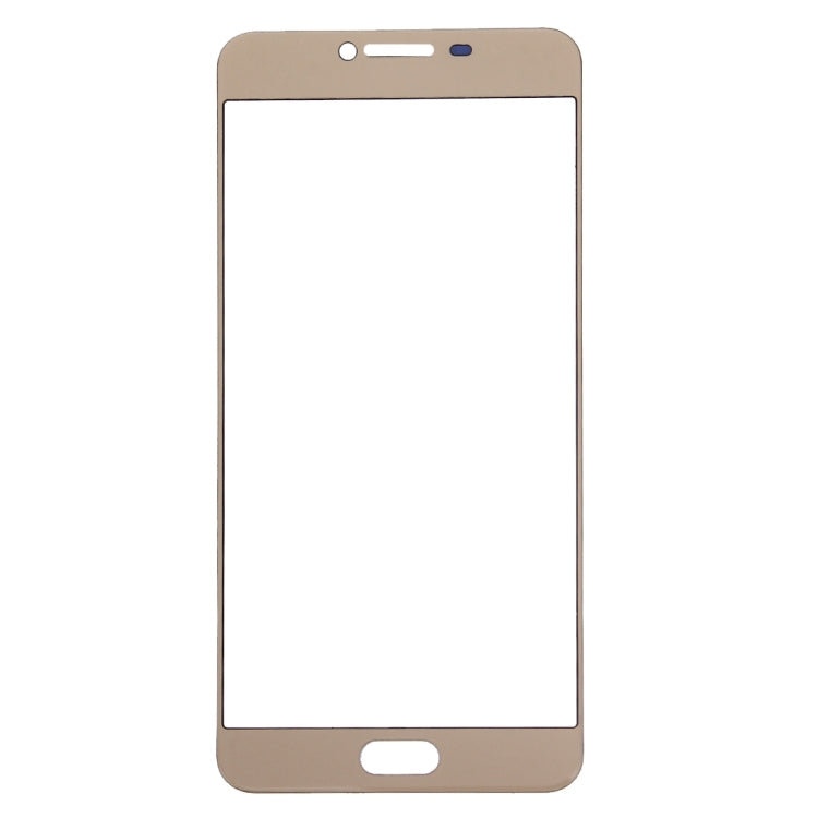 For Samsung Galaxy C7 10pcs Front Screen Outer Glass Lens (Gold)