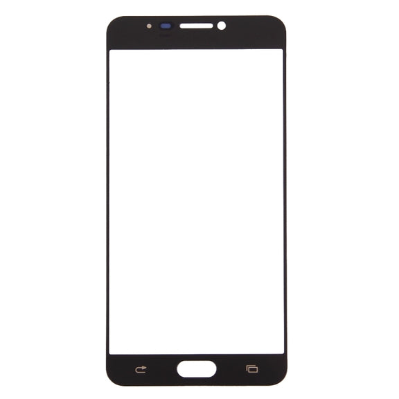 For Samsung Galaxy C7 10pcs Front Screen Outer Glass Lens (Gold)
