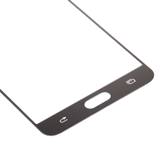 For Samsung Galaxy C7 10pcs Front Screen Outer Glass Lens (White)