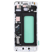 For Galaxy C5 Pro Front Housing LCD Frame Bezel (White)