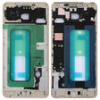 For Galaxy C7 Front Housing LCD Frame Bezel (Gold) - Frame Bezel Plate by PMC TechLife | Online Shopping South Africa | PMC TechLife