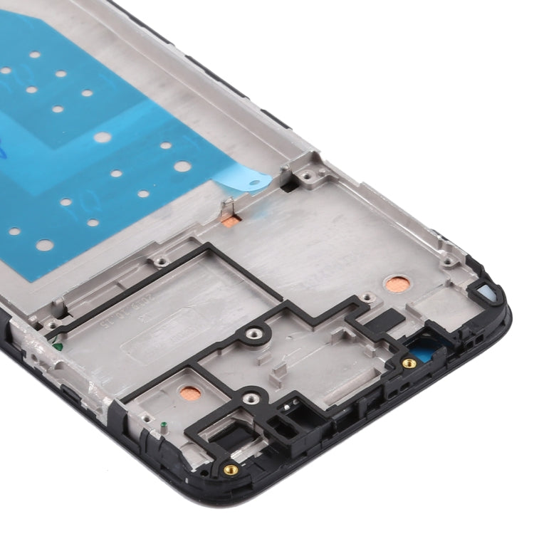 Front Housing LCD Frame Bezel Plate for Motorola Moto E6 Play (Black)