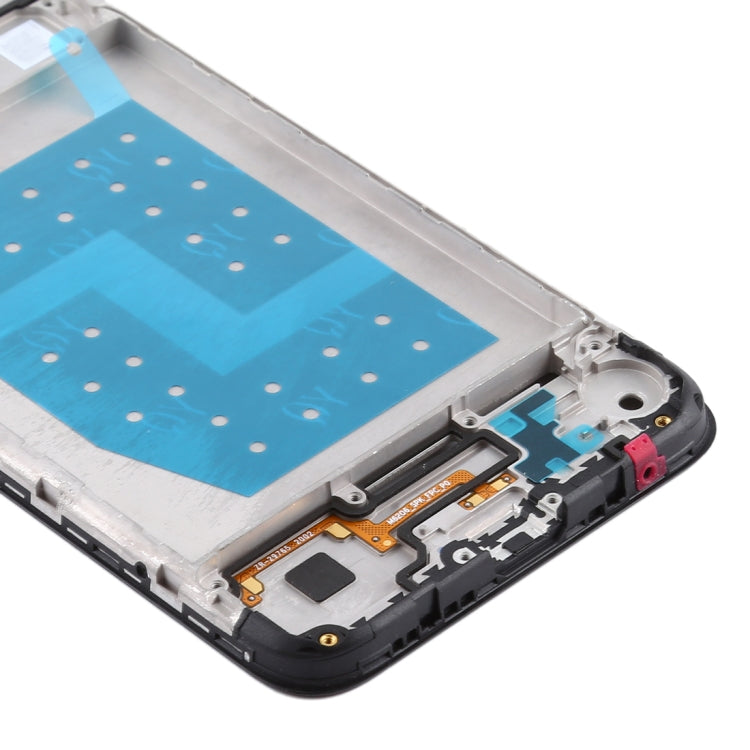 Front Housing LCD Frame Bezel Plate for Motorola Moto G8 Power Lite (Black)