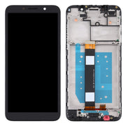 TFT LCD Screen for Motorola Moto E6 Play Digitizer Full Assembly with Frame (Black)