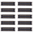 For Huawei P30 Lite / Nova 4e 10PCS Motherboard LCD Display FPC Connector - FPC Connector by PMC TechLife | Online Shopping South Africa | PMC TechLife