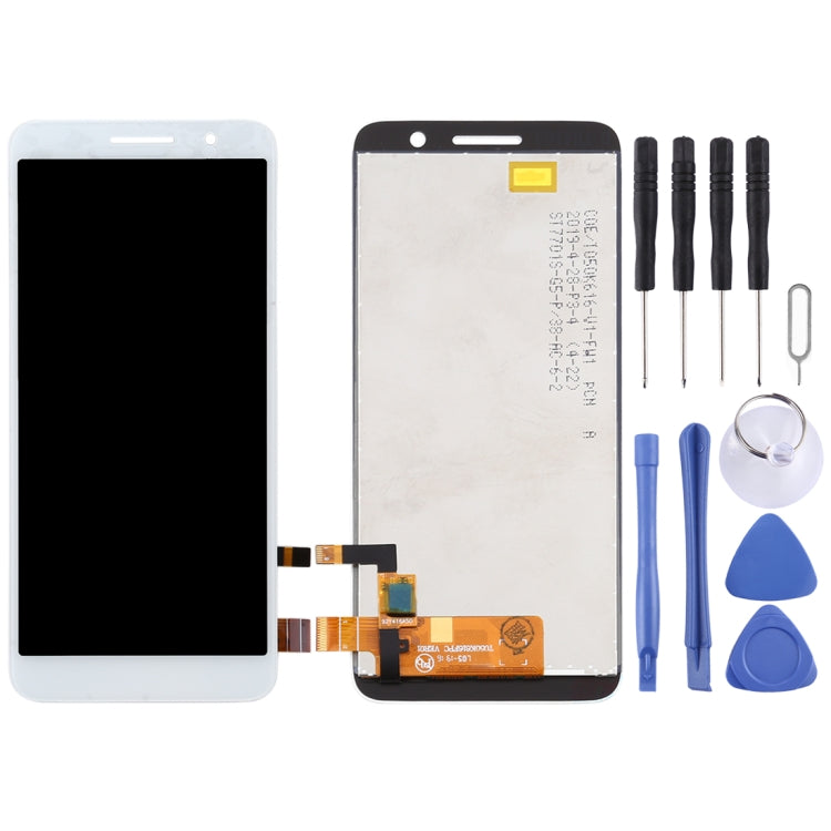 OEM LCD Screen for Vodafone Smart E9 Lite with Digitizer Full Assembly (White)