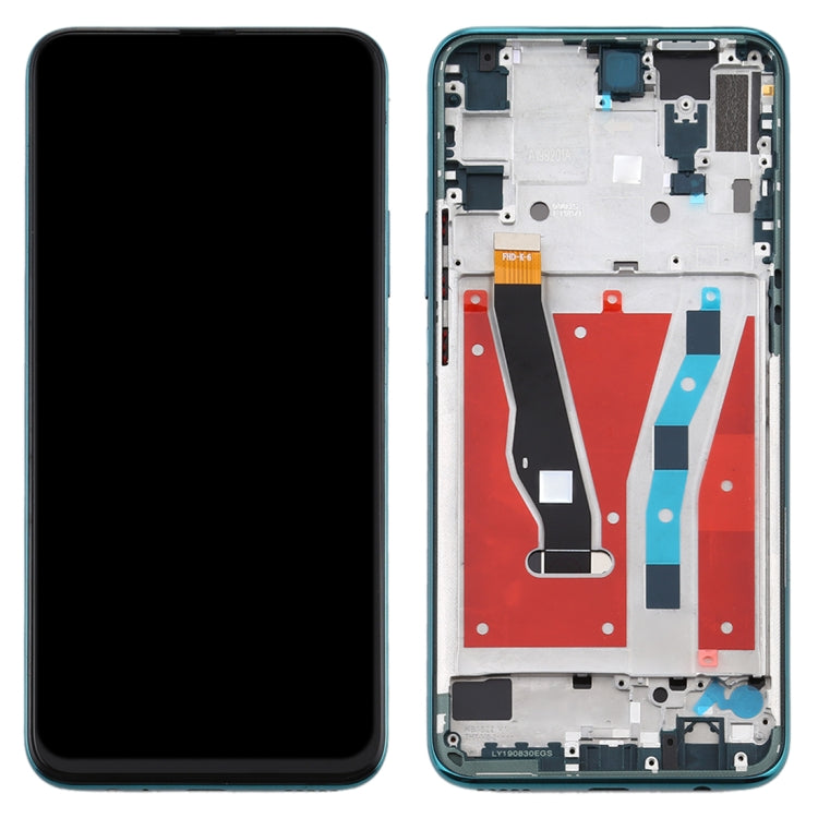 LCD Screen and Digitizer Full Assembly with Frame for Huawei Y9 Prime (2019)(Green)