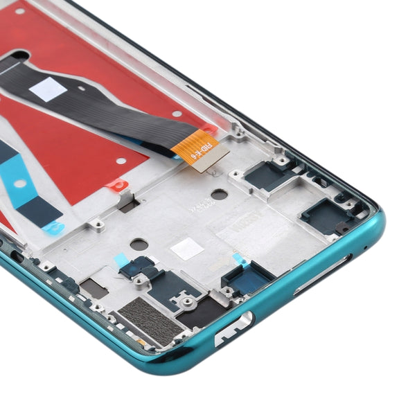 LCD Screen and Digitizer Full Assembly with Frame for Huawei Y9 Prime (2019)(Green)