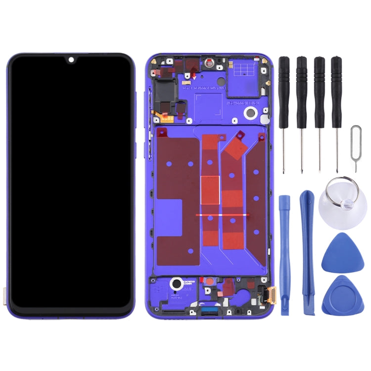 Original OLED LCD Screen for Huawei Nova 5 Pro Digitizer Full Assembly with Frame(Purple)