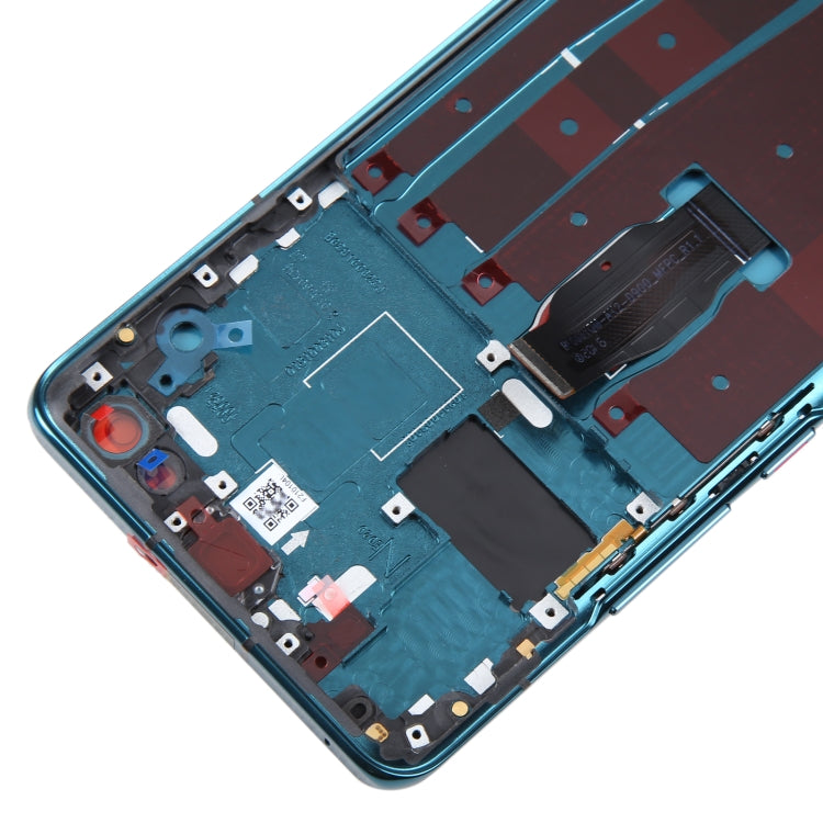 Original LCD Screen and Digitizer Full Assembly with Frame for Huawei Nova 7 Pro 5G(Green)