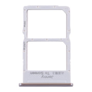 SIM Card Tray + NM Card Tray for Huawei P40 Lite (Silver)