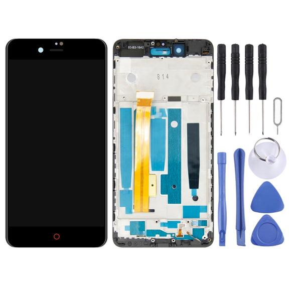 OEM LCD Screen for ZTE Nubia Z11 Mini S NX549J  Digitizer Full Assembly with Frame���Black)