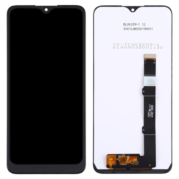 OEM LCD Screen for Alcatel 1S 2020 OT-5028 5028Y 5028A 5028D with Digitizer Full Assembly (Black)