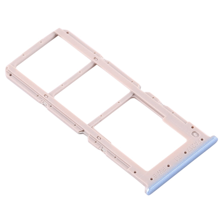For OPPO A32 / A53 4G / A33 2020 / A53s / A11s PDVM00  SIM Card Tray + SIM Card Tray + Micro SD Card Tray(Blue)