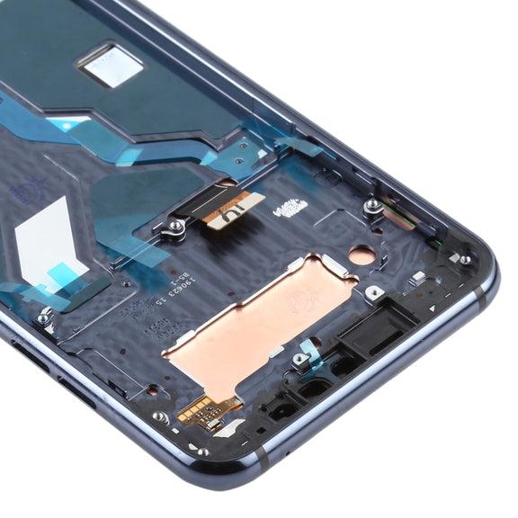 LCD Screen for LG G8s ThinQ LMG810, LM-G810, LMG810EAW with Digitizer Full Assembly With Frame (Black)