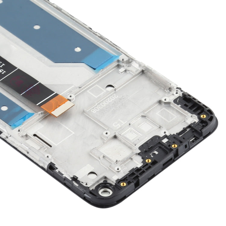 TFT LCD Screen for LG Q61 Digitizer Full Assembly with Frame(Black)