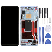 For OnePlus 8T (5G) KB2001 KB2000 KB2003 Digitizer Full Assembly With Frame OEM LCD Screen (Blue)