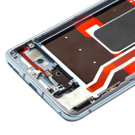 For OnePlus 8T (5G) KB2001 KB2000 KB2003 Digitizer Full Assembly With Frame OEM LCD Screen (Blue)
