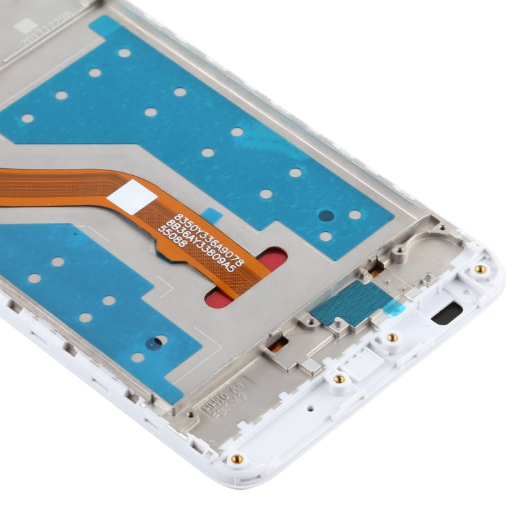 OEM LCD Screen for Huawei Enjoy 7 Plus/Y7 Prime Digitizer Full Assembly with Frame (White)