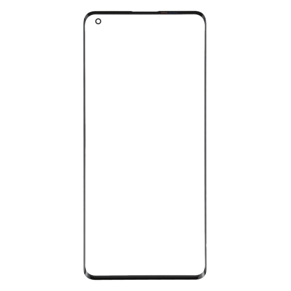 For Oppo Find X2 Pro / Find X2 Front Screen Outer Glass Lens (Black)