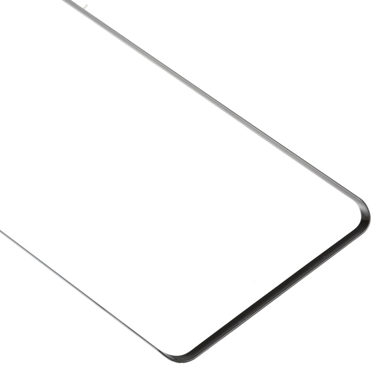 For Oppo Find X2 Pro / Find X2 Front Screen Outer Glass Lens (Black)