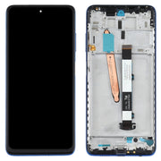 Original LCD Screen for Xiaomi Poco X3 NFC / Poco X3 Digitizer Full Assembly with Frame(Blue)