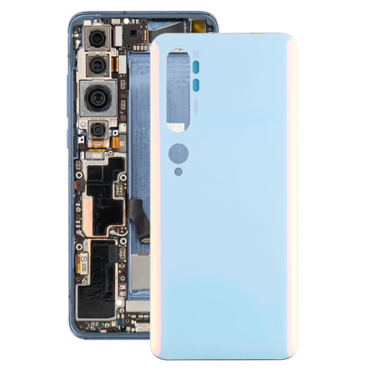 Battery Back Cover for Xiaomi Mi CC9 Pro / Mi Note 10 / Mi Note 10 Pro(White)