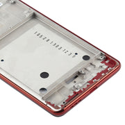 Front Housing LCD Frame Bezel Plate for Motorola One Hyper XT2027 XT2027-1 (Orange)