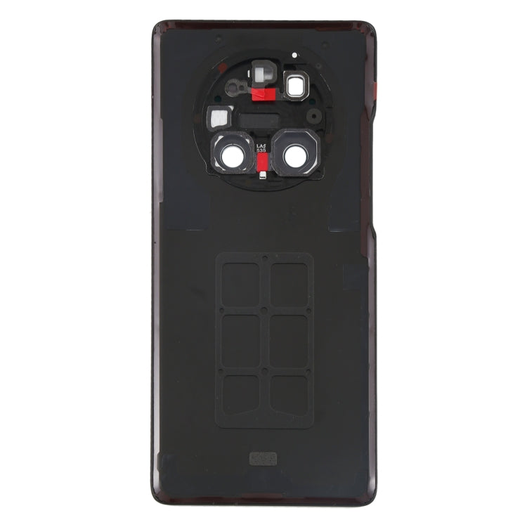 Original Battery Back Cover with Camera Lens Cover for Huawei Mate 40 Pro(Black)
