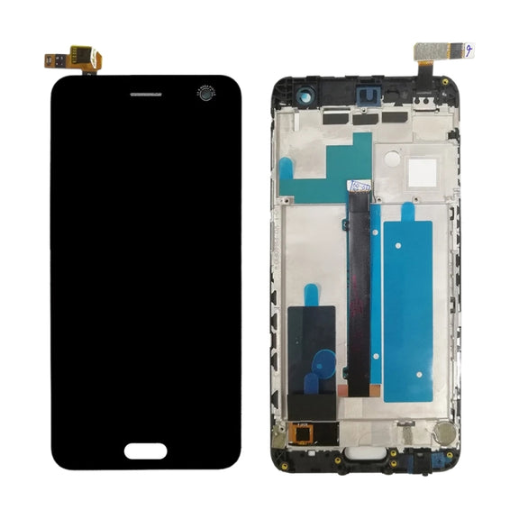 OEM LCD Screen For ZTE Blade V8 BV0800  Digitizer Full Assembly with Frame���Black)