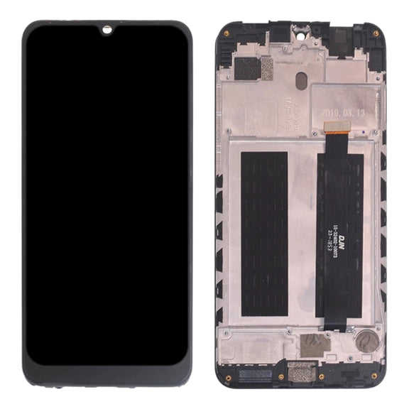 OEM LCD Screen for ZTE Blade V10  Digitizer Full Assembly with Frame���Black)