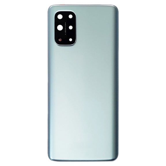 For OnePlus 8T Battery Back Cover with Camera Lens Cover (Silver)